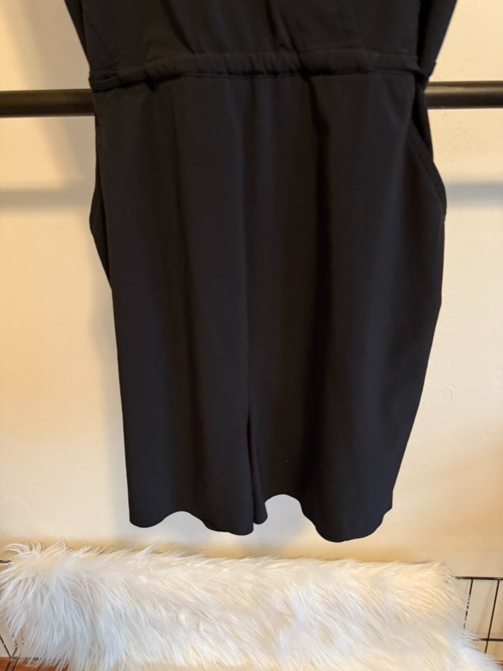 Athleta Marlow Featherweight Stretch Black Romper S - Picture 12 of 15